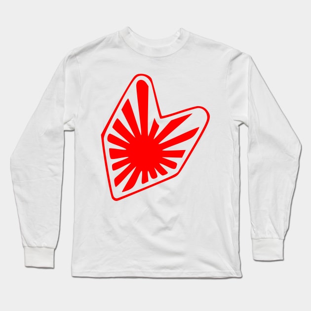 Rising sun Tag Long Sleeve T-Shirt by Tuner Society SA